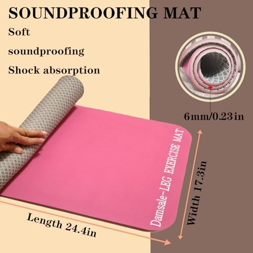 Non-Slip Workout Mat for Ellipse Leg Exercisers Ellipse Machine Mat