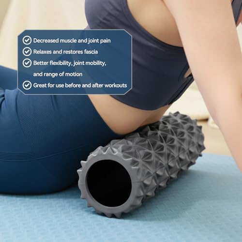 Foam Roller, 15 inch High Density Massage Roller for Exercise