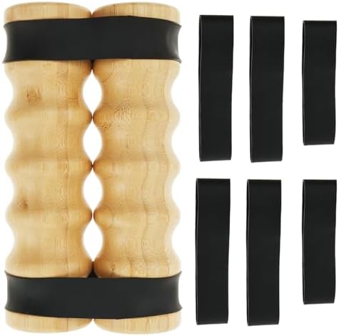 Portable Exercise,Efficient Upper Body,Workout Equipment Home Gym,Workout Exercise Stick,Upper Body Workout Liftstick Wood Exercise Rip Stick With Adjustable Resistance Band for Home Gym