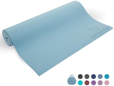Everyday Yoga Deluxe Mat, Spacious 72"x24" Non-Slip, 3-5mm Extra Thick