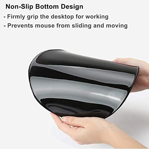 Mouse Pad with Wrist Support, Non Slip Mousepad Wrist Rest for Office, Computer, Laptop & Mac-Comfortable & Lightweight Ergonomic Support Mouse Mat(Wrist-Green Floral)