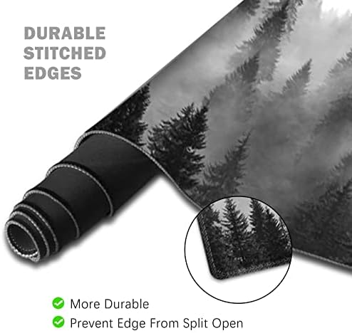 ToLuLu Extended Gaming Mouse Pad, Ergonomic Keyboard Mouse Wrist Rest Set