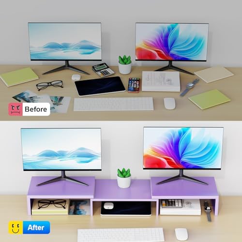 Dual Monitor Stand Riser