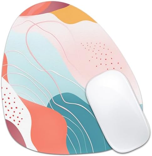 Water Drop Mouse Pad 7.3x8in Non-Slip for Laptop, Sea Turtle