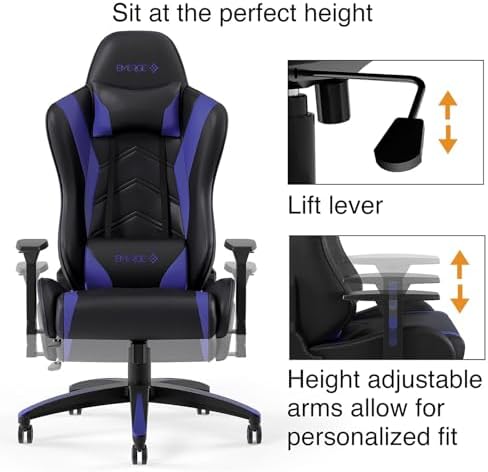 Staples Emerge Vartan Gaming Chair, Ergonomic, Black, 2-Pack