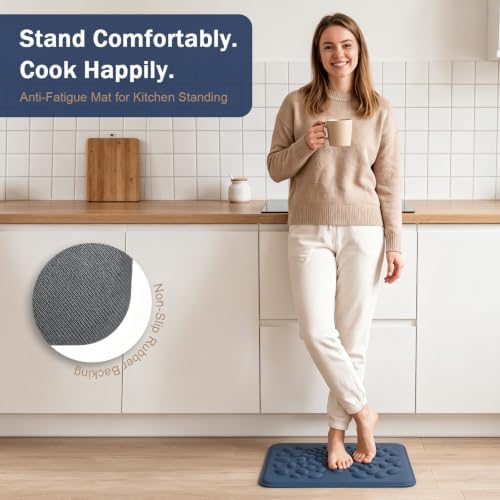 Standing Desk Mat, Anti-Fatigue Memory Foam Mat for Office