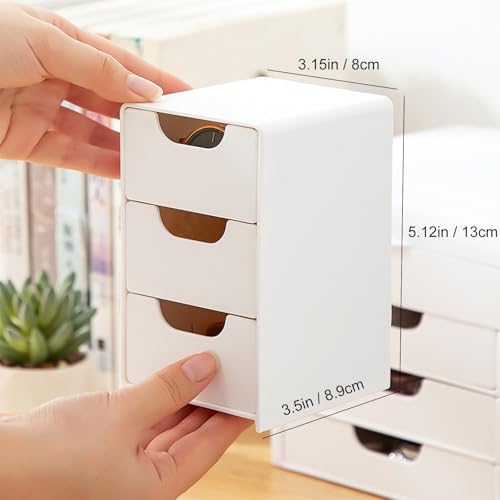 Mini Desktop Storage Unit for Beads Jewelry Makeup & Craft Supplies Small Storage Drawers for Tea Bag Sugar Packet Ponytail Holders and Bobby Pins Daily Wear Jewelry Nail little items girl gifts