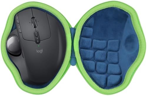 co2CREA Hard Case for Logitech MX Ergo S/MX Ergo Trackball Mouse, Blue