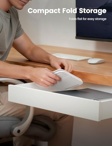 Lamicall Adjustable iPad Stand for Desk, Ultra-Slim Foldable, 360° Rotation