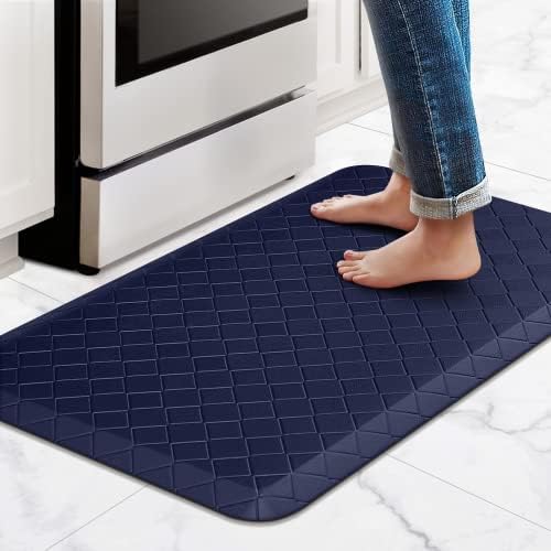HappyTrends Kitchen Mats for Floor Cushioned Anti-Fatigue Kitchen Rugs