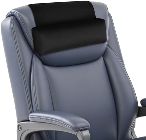 WdFour Velvet Neck & Head Pillow for Recliner Chair, Small Ergonomic Cervical Support Pillow for Home, Office and Travel, Non-Slip Cushion for Tension Relief & Shoulder Comfort (Black)