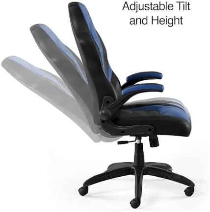 STAPLES Emerge Gaming Chair, Ergonomic, Adjustable Height, Swivel, Black