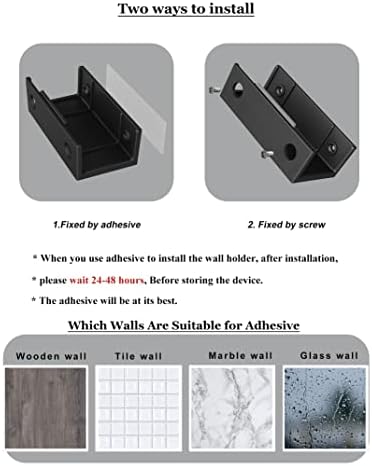 Under Desk Laptop Holder, (Black)