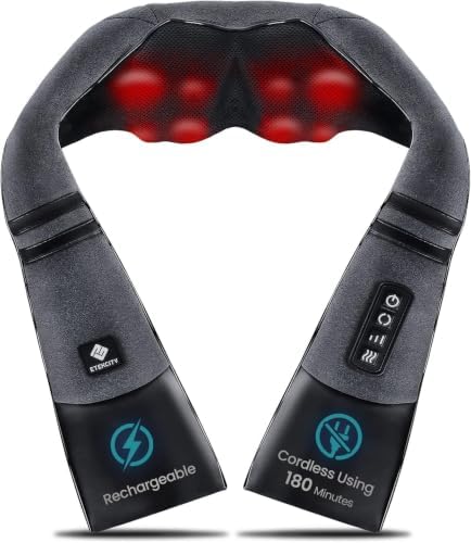 Etekcity FSA Eligible Cordless Neck Massager for Pain Relief Deep Tissue