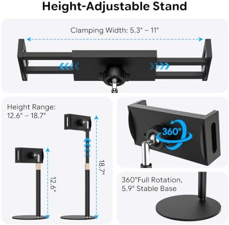 Dopesplay 15.6" FHD Portable Monitor with Adjustable Stand & Sleeve