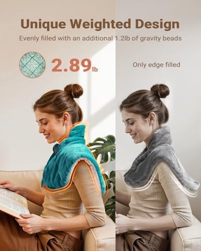 iDOO Graphene-Infused Heating Pad, Christmas Birthday Gift for Women Men