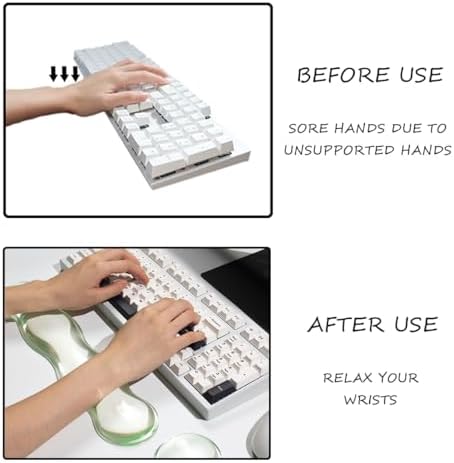 Gel Wrist Rest for Keyboard and Mouse, Wrist pad for Computer Keyboard