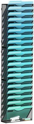 Gawerk 21-Tier Wall File Organizer Hanging Wall File Holder Wall Mount Paper Folder Organize