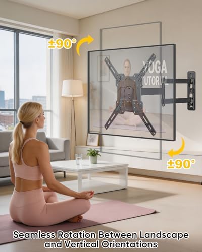 FORGING MOUNT Full Motion TV Wall Mount for 26-65 inch TVs up to 88 lbs