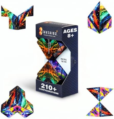 Shashibo ICOSA XL Magnetic Puzzle Toy, Stress Relief Fidget Toy