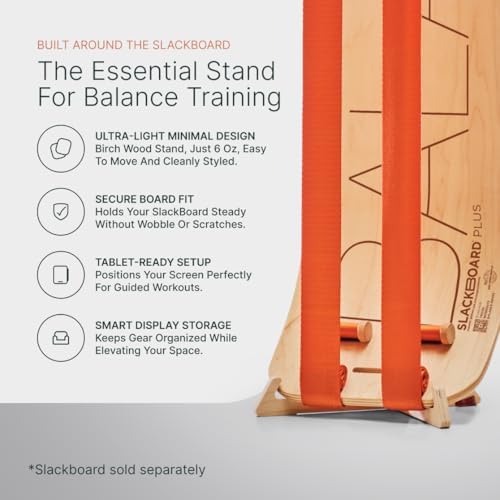 GIBBON SlackBoard Accessories, 3 Choices: Stand, Excercise Cards, Pole