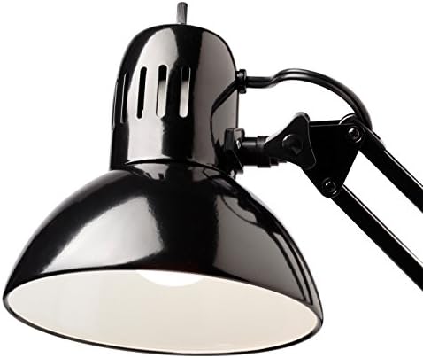 Globe Electric 12641 Architect 32" Swing-Arm Clamp-On Lamp, Black Architect, Finish, LED Bulb Included