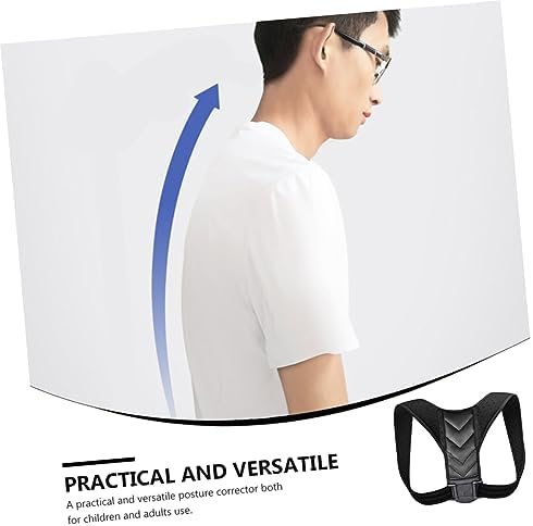COLLBATH Adjustable Posture Corrector Back Brace for Men Women Ergonomic Design for Comfortable Alignment Breathable Material for Home Office Use