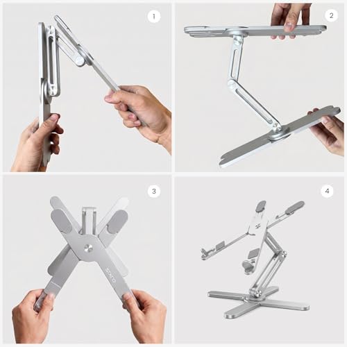 Model-X 2.0 Laptop Stand, Laptop Stand for Desk Adjustable Height