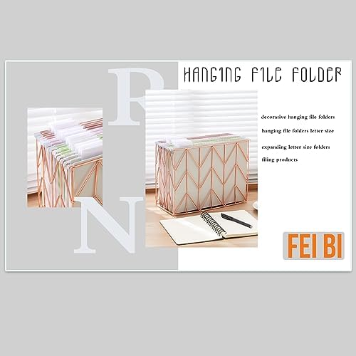 12 Pack Color Hanging File Folders, Letter Size, 4 Assorted Colors