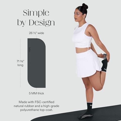 Bala Yoga Mat for Home Gym, Non-Slip Exercise Mat for Home Yoga