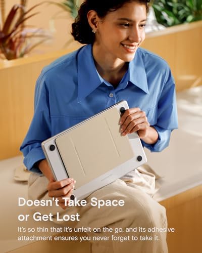 MOFT Invisible Laptop Stand, Stick-On Portable Laptop Riser for Mobile Work