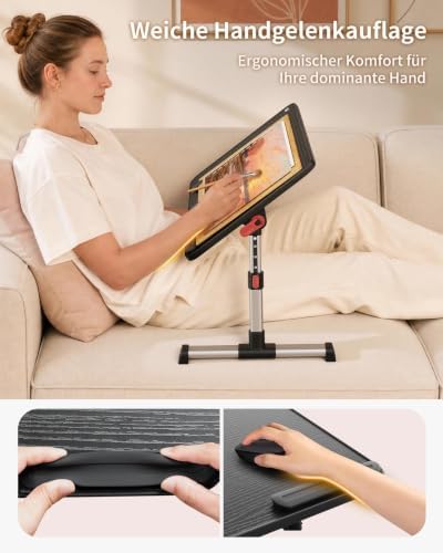 SAIJI Laptop Bed Tray Table,Lightweight Foldable Lap Desk