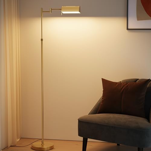 SUNMORY Dimmable LED Pharmacy Floor Lamps, 16W/1500LM Bright Reading Lamp