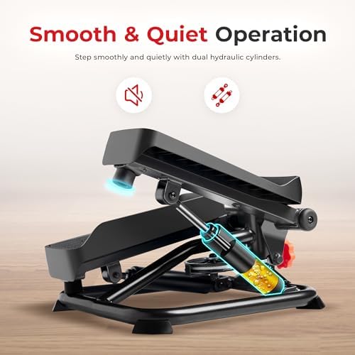 Sunny Health & Fitness Mini Stepper w/LCD Monitor & Adjustable Step Height