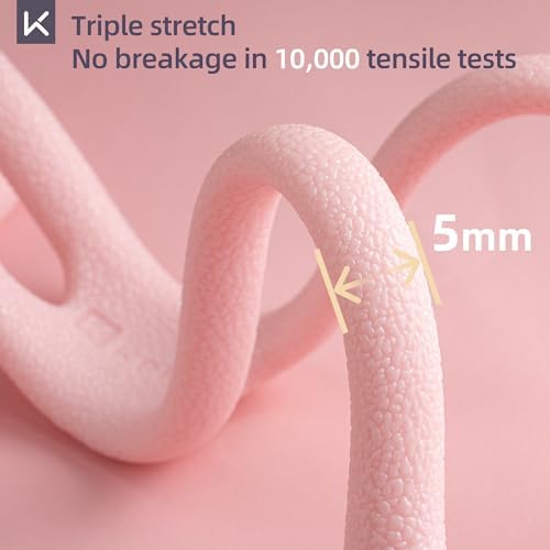 Keep Figure-8 Resistance Band - High Elasticity Exercise Band for Arm Toning, Shoulder & Core Stretching - Anti-Slip Grip Portable Fitness Equipment for Home Workout
