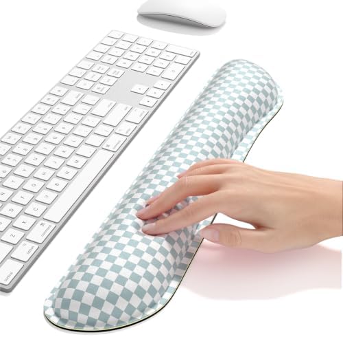 Dapesuom Keyboard Wrist Rest, Memory Foam, Ergonomic, Gaming,Sage Green