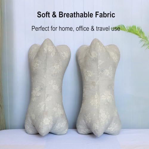 Neck & Cervical Pillows Dog Bone Shaped Travel Neck Pillows With Washable Removable Cover For Car Bus Truck Driving Comfort Head Rest Support Bone Pillows For Neck Chiropractic Pillow ( Size : F )