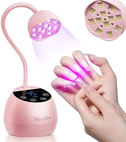 MelodySusie Gooseneck Cordless UV Nail Lamp P-ArtM2 Light for Nail Tips