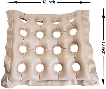 Inflatable Seat Cushion Portable Chair Cushion for Office Wheelchair 2Pack
