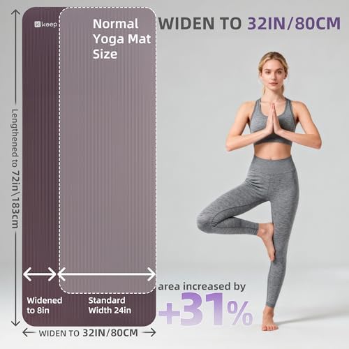 KEEP Extra Thick NBR Yoga Mat