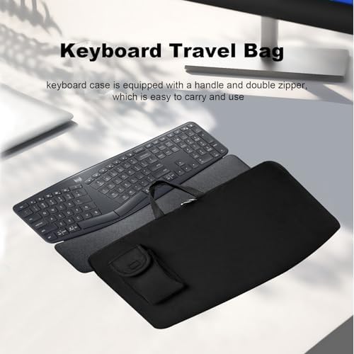 Keyboards Sleeve Bag for Logitech Ergo K860 / for Arteck Split Ergonomic
