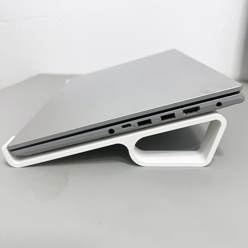 Ergonomic Laptop Stand with Cooling Vents for Improved Postures and Airflows Supports 13 to 17Inch Notebook