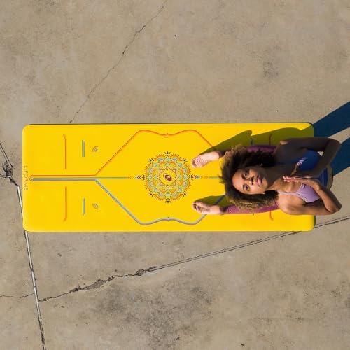 Liforme Travel Yoga Mat - Patented Alignment Design, Advanced Non-Slip Grip