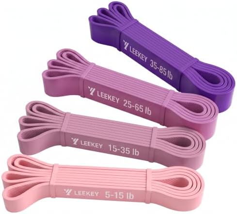 LEEKEY Resistance Bands Set for Pull Up Assistance & Exercise