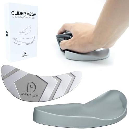 Glider V3 2025 Wrist Rest for Mouse, Ergonomic Sliding Palm Support for Carpal Tunnel and Wrist Pain Relief, Lightweight Gliding Wrist Pad for Office Work, Gaming, Coding, and Computer Use