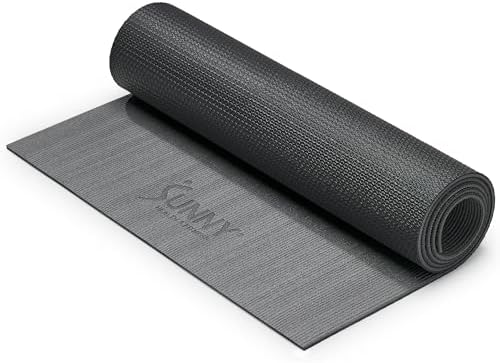 Sunny Health & Fitness Exercise Yoga Mats - Non-Slip Support for Home & Gym