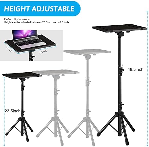 Projector Stand Tripod Laptop Stands Height Adjustable