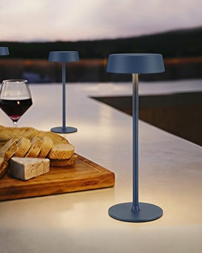 EZVALO Cordless Lamp, Rechargeable Table Lamp, Battery Operated