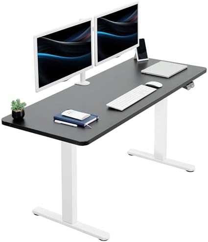 VIVO Black 60 x 24 in Standing Desk, DESK-KIT-W06B