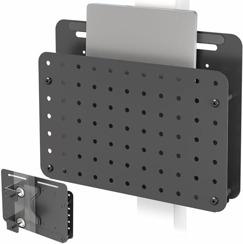 VIVO Black Clamp-on 14 x 11 in Desk Leg Laptop Mount Holder, Mount-LHS1